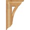 Ekena Millwork Thorton Traditional Rough Sawn Bracket w/ Offset Brace, Western Red Cedar, 8"W x 18"D x 30"H BKT0806X18X30THR01RWR - alternate 3